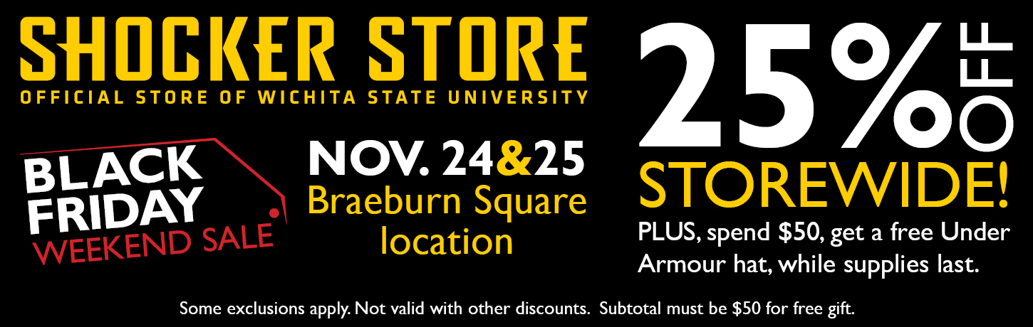 Black Friday weekend sale. November 24-25 at our Braeburn Square location. 25% store wide savings.